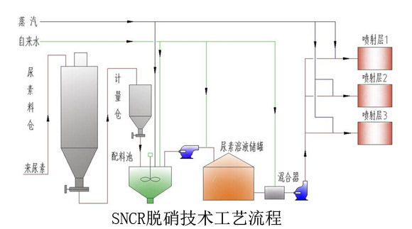 SNCR脫銷技術工藝流程